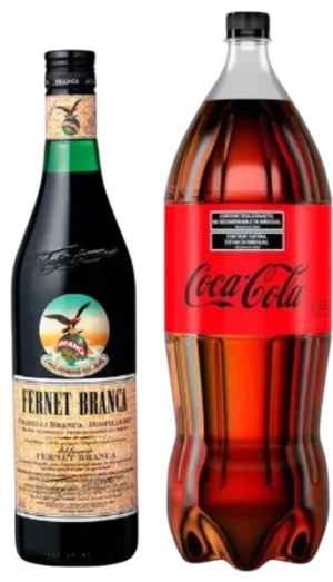 COMBO BRANCA 750ML + COCA COLA 2.5L ZERO