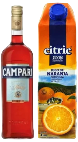 COMBO CAMPARI 750ML + CITRIC 1L