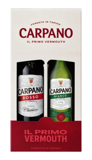 ESTUCHE 2 VERMOUTH CARPANO 950ML BIANCO/ROSSO