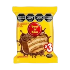 ALFAJOR BON O BON TRIPLE 60G NEGRO