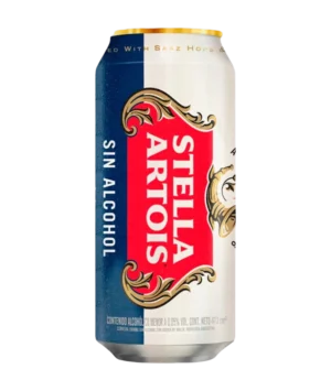 CERVEZA STELLA ARTOIS 0.0% LATA 473CC