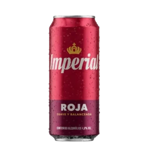 CERVEZA IMPERIAL LATA 473CC ROJA