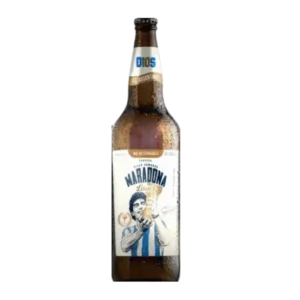 CERVEZA MARADONA 1L LAGER DESCARTABLE