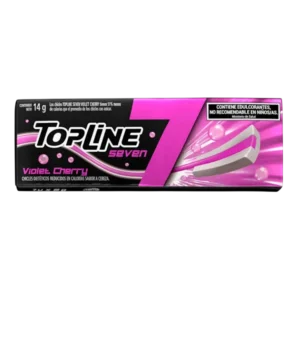 CHICLE TOPLINE SEVEN 14G CEREZA