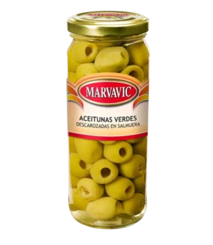 ACEITUNAS VERDES MARVAVIC FRASCO 330CC