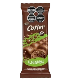 CHOCOLATE COFLER AIR 55G ALMENDRAS