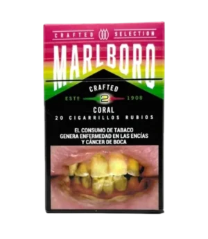CIG. MARLBORO CRAFTED CORAL 20 BOX