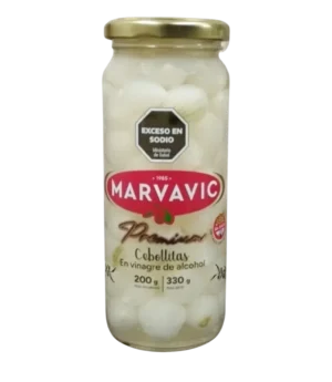 CEBOLLITAS BLANCAS MARVAVIC FRASCO 330CC