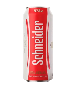 CERVEZA SCHNEIDER LATA 473CC RUBIA