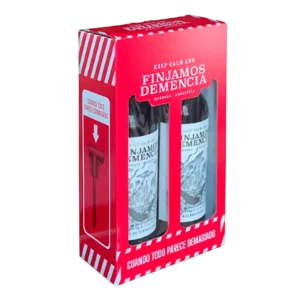 ESTUCHE FINJAMOS DEMENCIA 2X750ML MALBEC + CORTE TINTAS