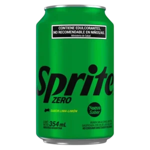 SPRITE LATA 354ML ZERO LIMA LIMON