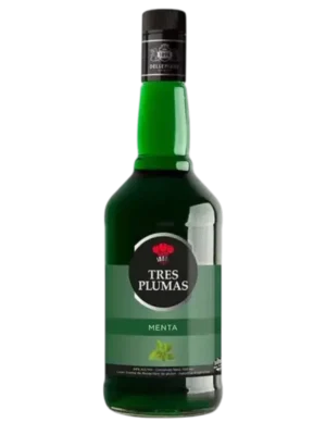 LICOR TRES PLUMAS 700ML MENTA