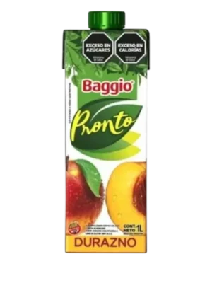 JUGO BAGGIO PRONTO 1L DURAZNO