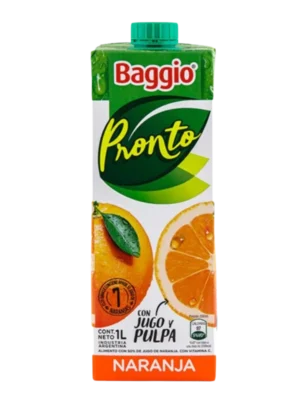 JUGO BAGGIO PRONTO 1L NARANJA