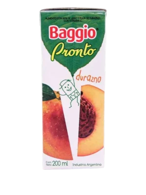 JUGO BAGGIO PRONTO 200ML DURAZNO