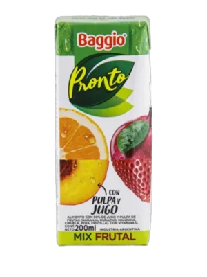 JUGO BAGGIO PRONTO 200ML MIX FRUTAL