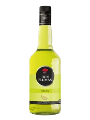 LICOR TRES PLUMAS 700ML MELON