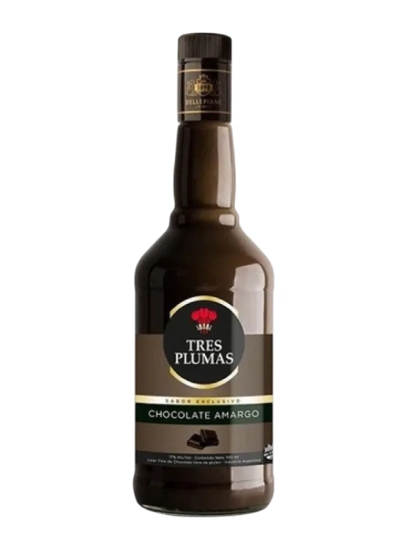 LICOR TRES PLUMAS 700ML CHOCOLATE