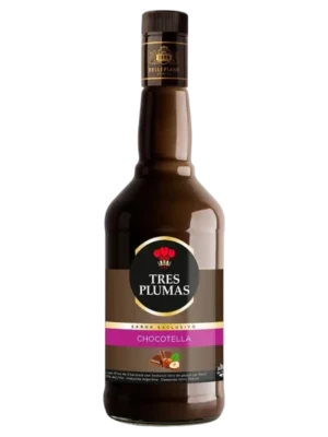 LICOR TRES PLUMAS 750ML CHOCOLATE